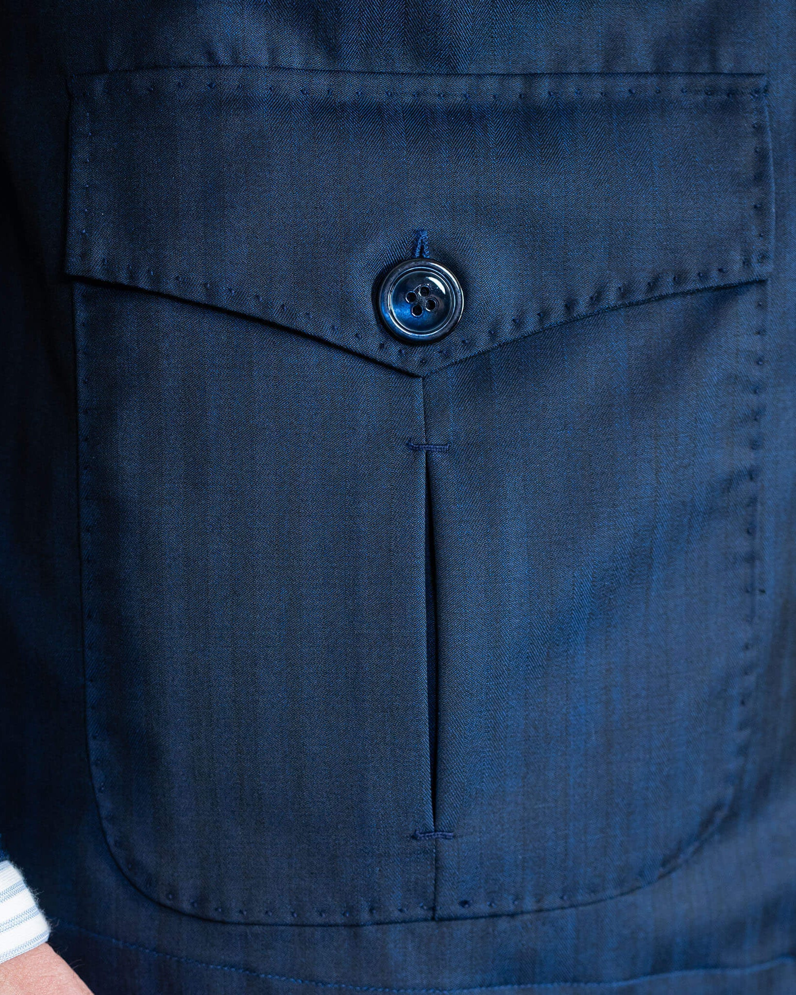 Navy Solaro Signature Jacket